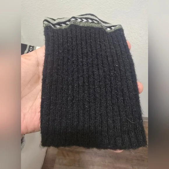 Free People Black and White Striped Cowl Neck Sweater - Picture 3 of 11